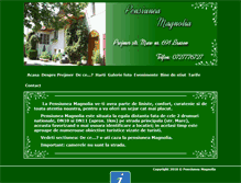 Tablet Screenshot of pensiuneamagnolia.com